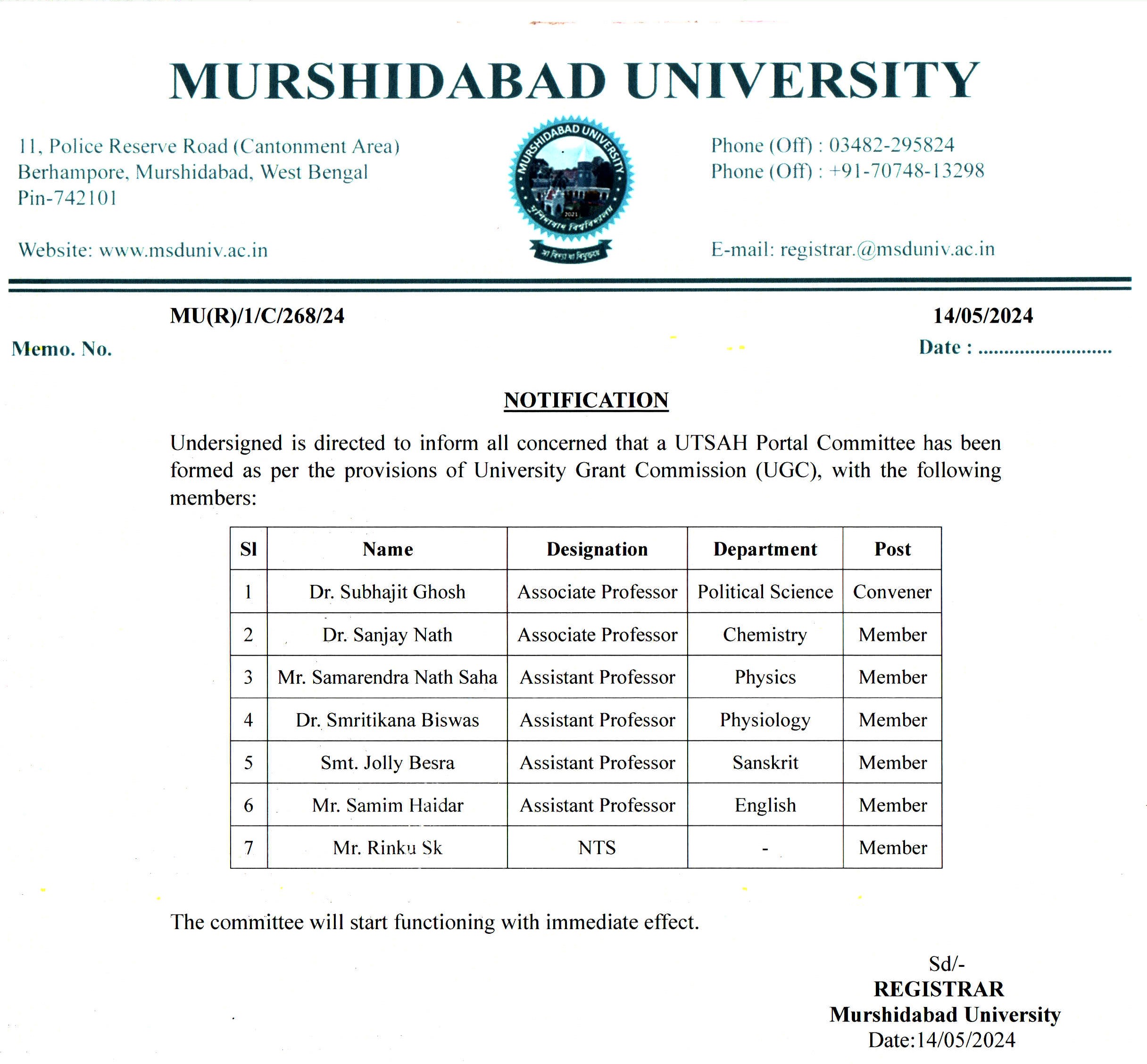 Murshidabad University